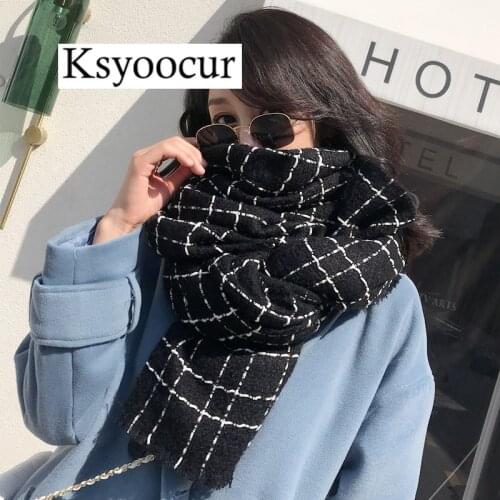 Size 200*75cm, 2020 New Autumn/Winter Long Section Cashmere Fashion Scarf Women Warm Shawls and Scarves Brand Ksyoocur E36