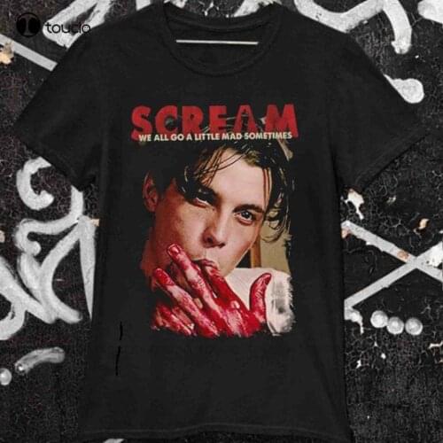 Scream Movie Shirt We All Go A Little Mad Billy Loomis Scream 90S Horror Movie Shirt Halloween Gift Tee Shirt