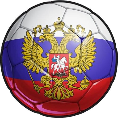 Small Town football Russia flag creative design motorcycle car stickers decal car accessories decoration
