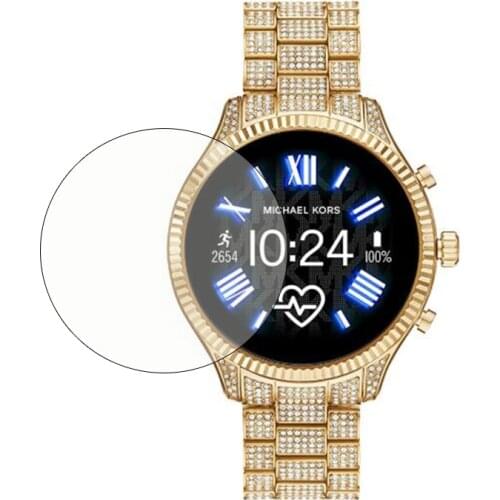 Tempered Glass Protective Film Guard For Michael Kors Access Lexington Gen 5 Watch Smartwatch Screen Protector Cover Protection
