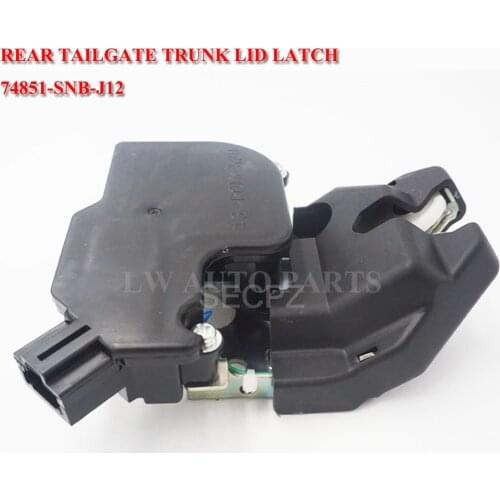 74851-SNB-J12 74851SNBJ12 REAR tailgate TRUNK LUGGAGE LID LATCH LOCK ASSY For HONDA CIVIC VIII Saloon (FD, FA) 06-17 4D 06-12