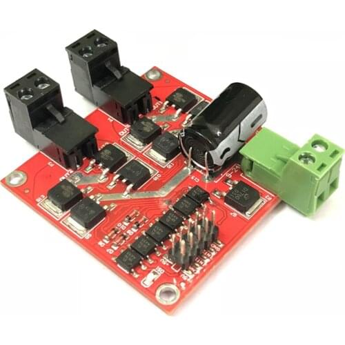 7A 160W 2 Channel CH Dual H-bridge DC Motor Driver Module Positive / Negative PWM Regulation Optocoupler Isolation L298 Logic