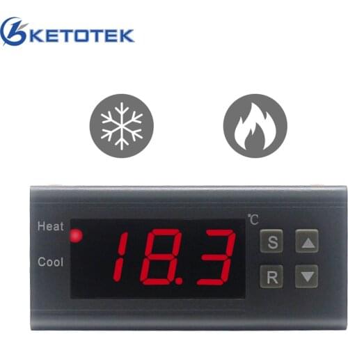 AC 220V 30A 10A Digital LCD Thermostat Temperature Regulator Controller for Incubator with Sensor