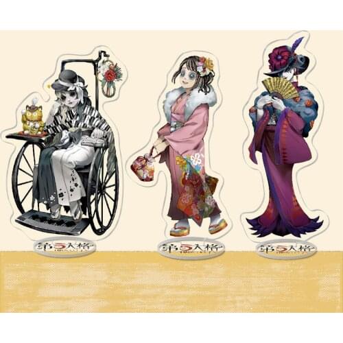 Identity V Keychain Man Acrylic Stand Game Key Chain Women Key Ring Emily Dyer Kids High Quality Key Holder Fashion Brelok