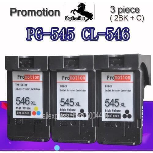 For Canon MG2550 MG 2550 Cartridge High Capacity Black and Color Pixma Printer Ink PG 545 PG545