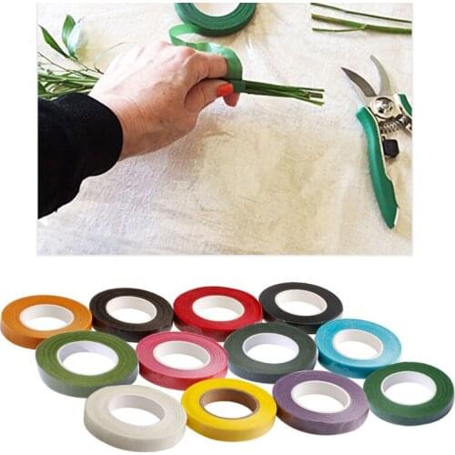 Floral Stem Wrap Florist Artificial Flower Metallic Tape Wire Corsage Craft Art