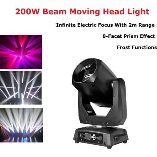 200W LED Lyre Moving Head Light Beam Spot LED Light Party Light DJ Stage Light Night Club Led Moving Head Dj Controlador Disco