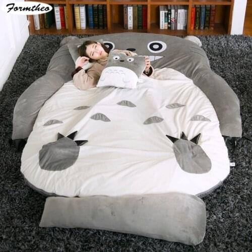 FORMTHEO Doulbe Single Living Room Tatami Lazy Sofa Mattress Bean Bag Totoro Bed 120cm 150cm