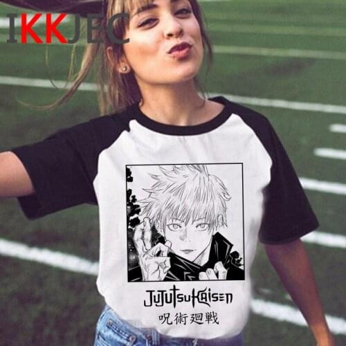 Jujutsu Kaisen t-shirt top tees male harajuku kawaii streetwear print vintage casual summer top kawaii tumblr