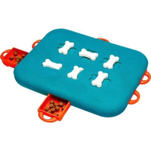 Dog Puzzle Food Dispensing Toy Increases IQ Treat Pet Chew Durable Interactive Brain and Exercise Game Molar Tooth Clean puppy