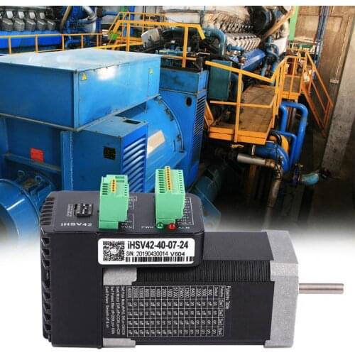 IHSV42-40-07-24 NEMA17 Integrated Servo Motor 24VDC 78W with 1000 Lines Encoder Servo Motor dc motor driver