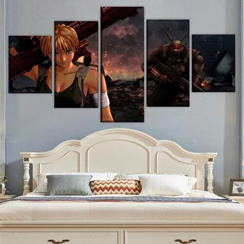 Canvas Prints Paintings Home Wall Art Framework 5 Pieces Anime Appleseed And Seed Briareus Pictures Living Room Decor Posters