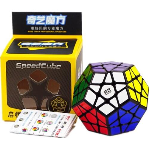 QIYI Megaminx Cube Qiheng 3x3 Megaminxeds Magic Cube 12 Sides 3x3 Puzzle Cubo Magico Speed Cube For Children Kids Gift Toy