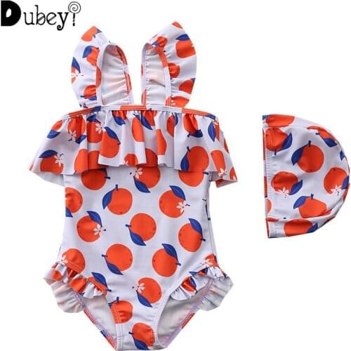 Girls Swimwear Ruffle Bikini Swimsuit Baby Girl Swimming Bikini Ruffled Bathing Suit Off Shoulder Suspender Girls Swimsuits