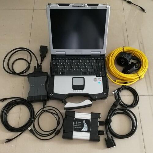 MB Star C6 SD COnnect C6 with 12.2020 for auto diagnosis programming tool scanner in used laptop CF30 and 1TB SSD Ready to use