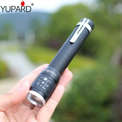 Mini portable Small penholder Q5 Led Flashlight Night Walking lighting Car Maintenance work Torch Aluminum alloy flashlight