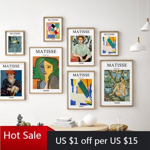 Fashion Retro Posters And Prints Abstract Portrait Canvas Painting Wall Art Pictures For Posters Aesthetic Room Decorative