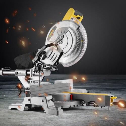 Power tool 10-inch push-pull mitre saw, multi-function 255 aluminum sawing machine, woodworking aluminum profile cutting machine