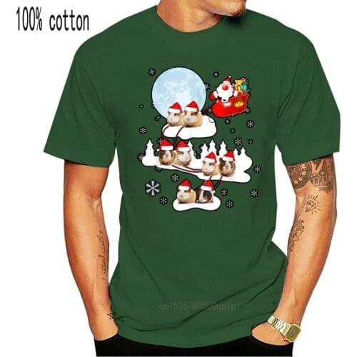 New Pigs T Shirt Funny Christmas Guinea for Guinea Pig Lovers-Mens T-Shirt-Black