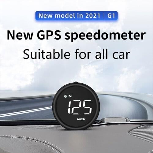 New Universal Digital Display GPS Speedometer Universal Car Odometer Mini Speedo Gauge with Alarm Function Auto-sensitivity Mode