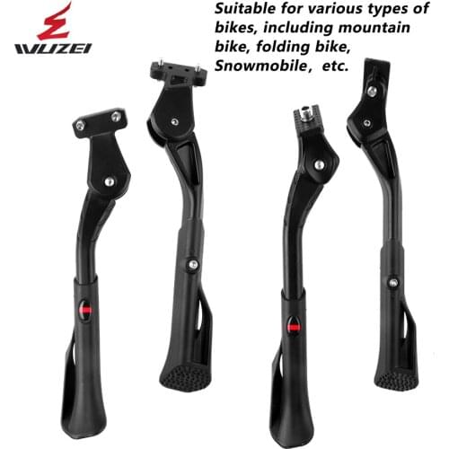 MTB/Snow/folding Adjustable Bicycle Kickstand Parking Rack Support Side Kick Stand Foot Brace Cycling Parts 20-29inch Bike Hold