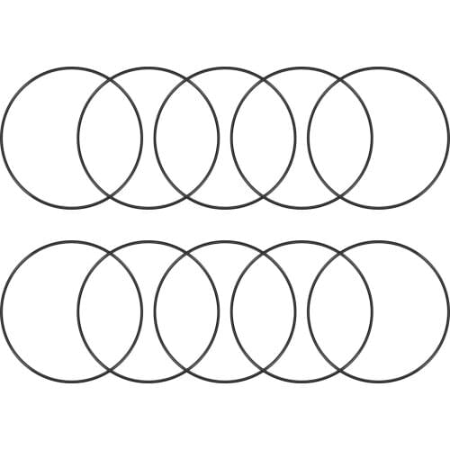Uxcell Nitrile Rubber O-Rings 180mm OD 173mm ID 3.5mm Width, Metric Buna-N Sealing Gasket, Pack of 10