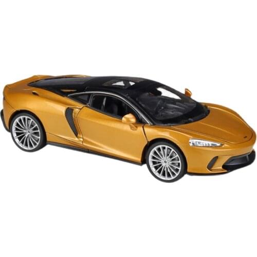 WELLY Diecast 1:24 McLaren GT Sports Car Classic High Simulator Metal Alloy Toy Car Model For Kids Gift Collection Free Shipping