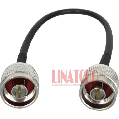 30cm RG58U Double N Male to N Male RF Walkie Talkie Repeater To Duplexer Jumper Pigital Cable