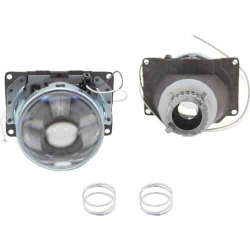 Bixenon HID Projector Lens Bi Xenon Headlight RHD LHD 3.0 Inch Metal Holder Retrofit Modify H4 halo Fit in D2S D2H Bulb