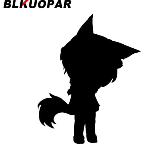 BLKUOPAR for Fox Boy Car Stickers Fashionable Simple Decals Car Accessories Sunscreen Scratch-Proof Laptop Windows Decor