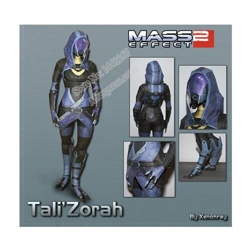 DIY Mass Effect Tali Character Paper Model