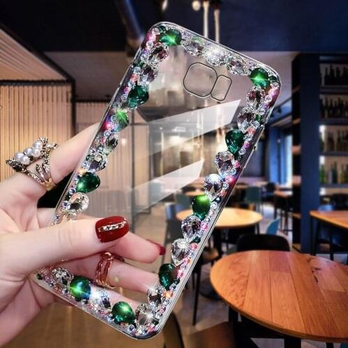 Diamond Flashing Mobile Phone Case Waterproof And Anti-fall For Samsung Galaxy S7 Mobile Phones