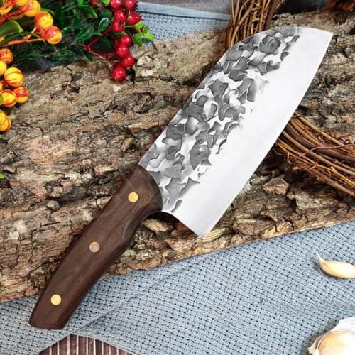 Damask Stainless Steel Kitchen Knives Chef Knife Forged Meat Cleaver Vegetable Cutter Slicer Cooking Tools