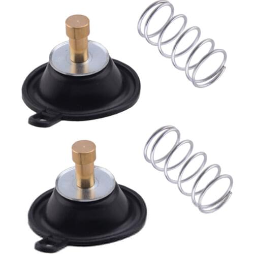 Motorcycle 2Sets Carburetor Air Cut Off Valve Diaphragm & Spring Fit for Yamaha XV500 XV530 XV535 XV535SF