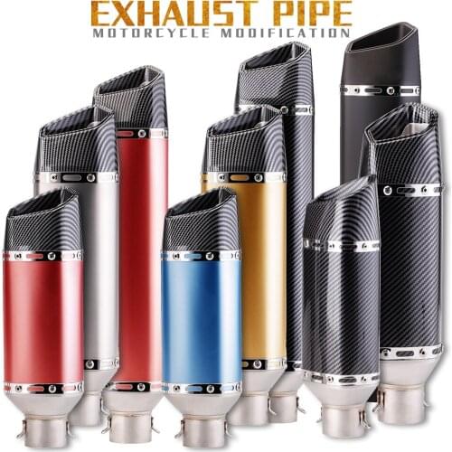 Motorcycle exhaust pipe modification NINJA400 GSX-R150 R3 imitation carbon fiber exhaust pipe modification