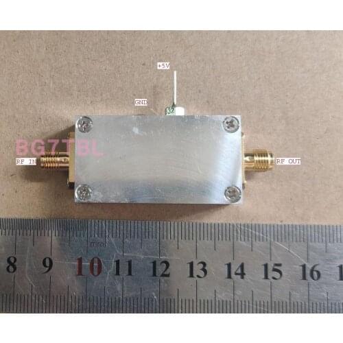 By BG7TBL SBB5089,SPF5189Z,TQP3M9008 Amplifiler RF AMP 5V/0.12A SMA
