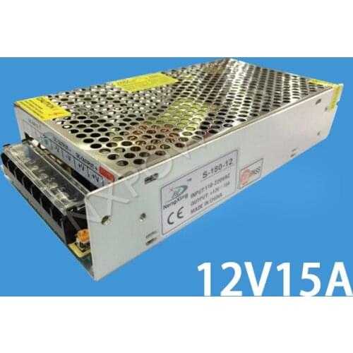 [Seven Neon]Free shipping 20pcs high quality DC12V 15A 180W power adaptor