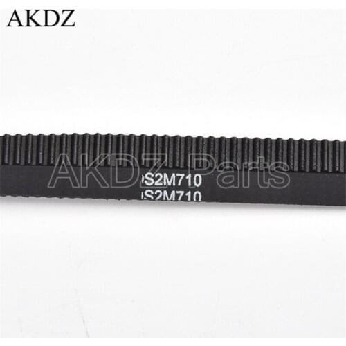 S2M Synchronous Timing belt Pitch length 710 width 6mm/9mm Teeth 355 Rubber closed S2M timing belt