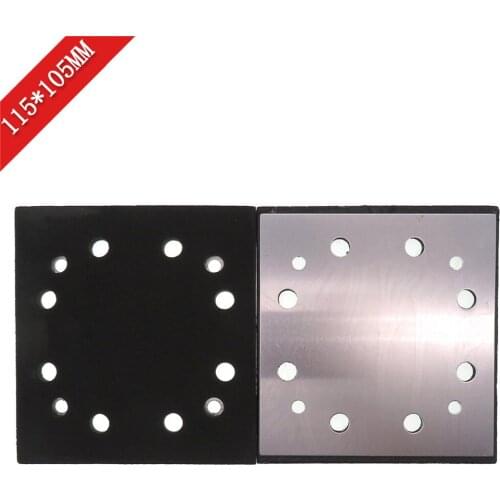 Replacement 115*105mm Square Sandpaper Polishing Disc 12-Hole Disk Sand Sheets for DWE6411 Sanding Machine