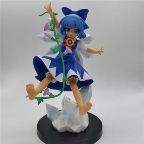 Japanese original anime figure Touhou Project Cirno action figure collectible model toys for boys