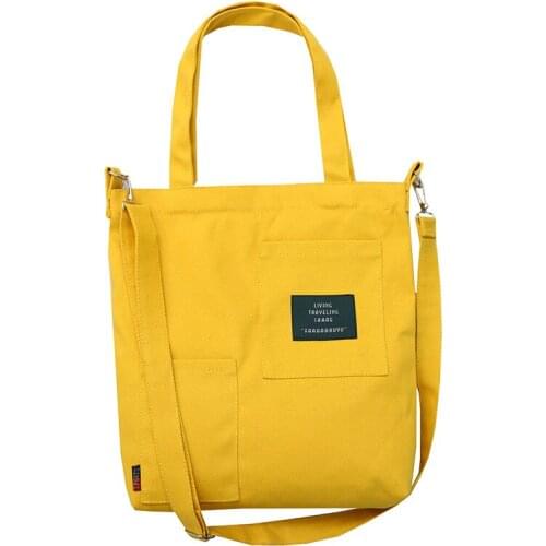 PURFAY Women Big Capacity Canvas Bag Tote Package Zipper Bag Ladies Shoulder Messenger Canvas Handbag Crossbody Bags Bolsos