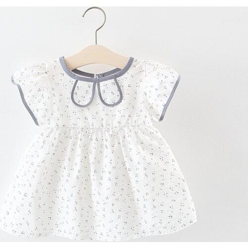 ZWF1137 Summer White Birthday Dress For Baby Girl Clothes Sequin Dress Princess Dresses Party Ceremony Costumes 1-5 Years