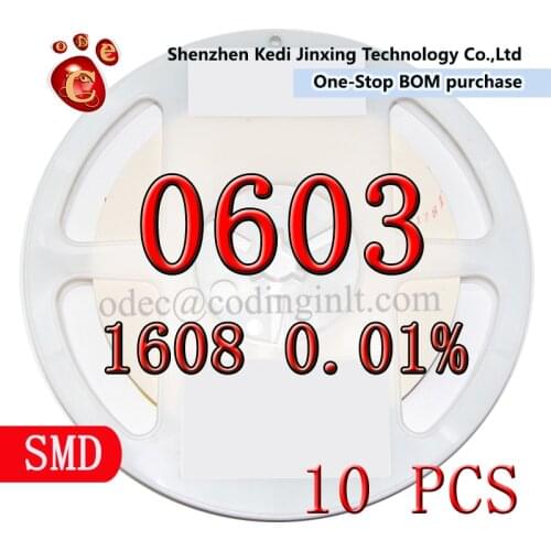 0603 0.01% one ten-thousandth smd resisitor 200R 300R 1.15K 1.5K 20K 3.3K 4.7K 12.4K 13.7K 5PPM 10PPM