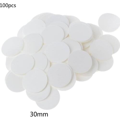 100Pcs Clear Invisible Round Double Sided Silicone Self Adhesive Dots Stickers 97BB