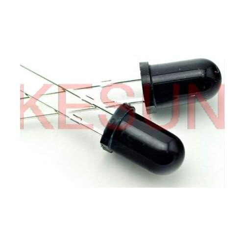 1000PCS x 5mm IR Receiver Diode 940nm Infrared Receiving LED Bulb LED Light Emitting Diode Lamp Light Beads