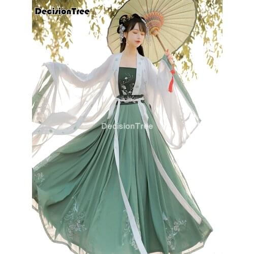 2021 hanfu national costume women ancient chinese cosplay costume ancient chinese hanfu clothes lady chinese stage dress