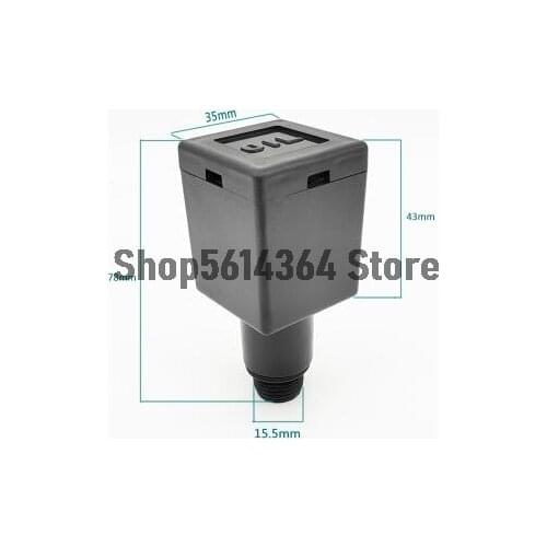 3/8" PT 15.5mm Male Threaded Plastic Oil Plug Breather for Air Compressor