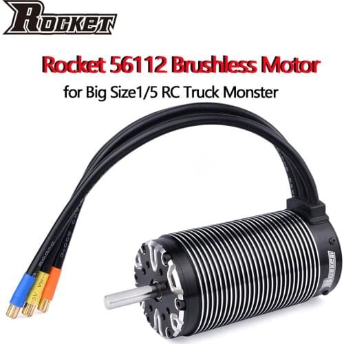 Rocket 56112 780KV 700KV 520KV Sensorless Brushless Motor For 1/5 Scale RC Car 4 Pole 12 slot ABEC 5 Bearing High Quality Brushl