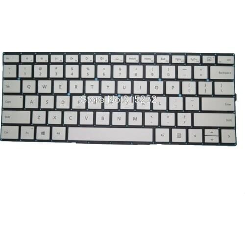 Dock Keyboard For Microsoft Surface Book 2 13.5'' 1832 1834 1835 United States US Silver