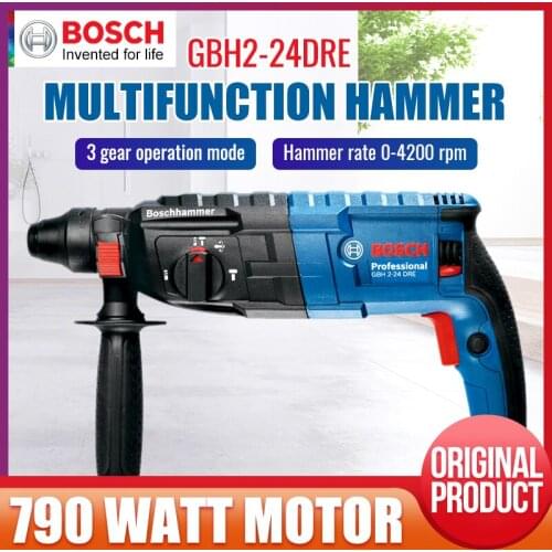 Bosch Electric Hammer Concrete Hammer Drill Pick High-Power Multi-Function And Fast Household Electric Tools GBH 2-24DRE/DFR